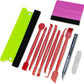 CARTINTS Car Install Tools for Vinyl Wrap, Vehicle Tinting Window Film Application Kit Includes Vinyl Wrap Magnets, 7 in1 Mini Squeegee, Felt Squeegee, Razor Blade Wrapping Cutter, 9mm Vinyl Knife