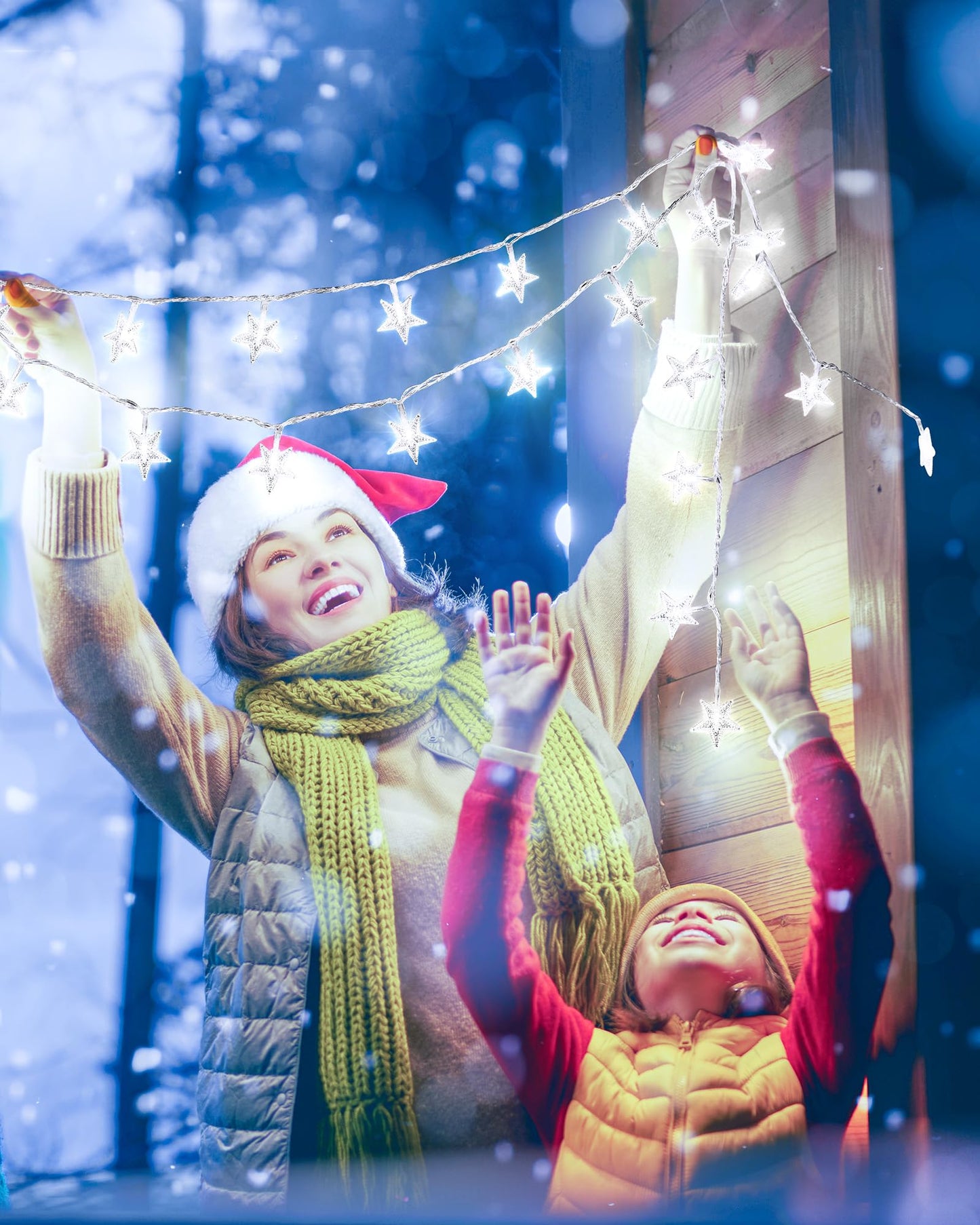 Star String Lights Plug in - 66 ft 200 LED Star Fairy String Lights with Remote and Timer, 8 Modes Waterproof for Bedroom Tent Loft Bed Window Backyard Patio Porch Balcony Party, White