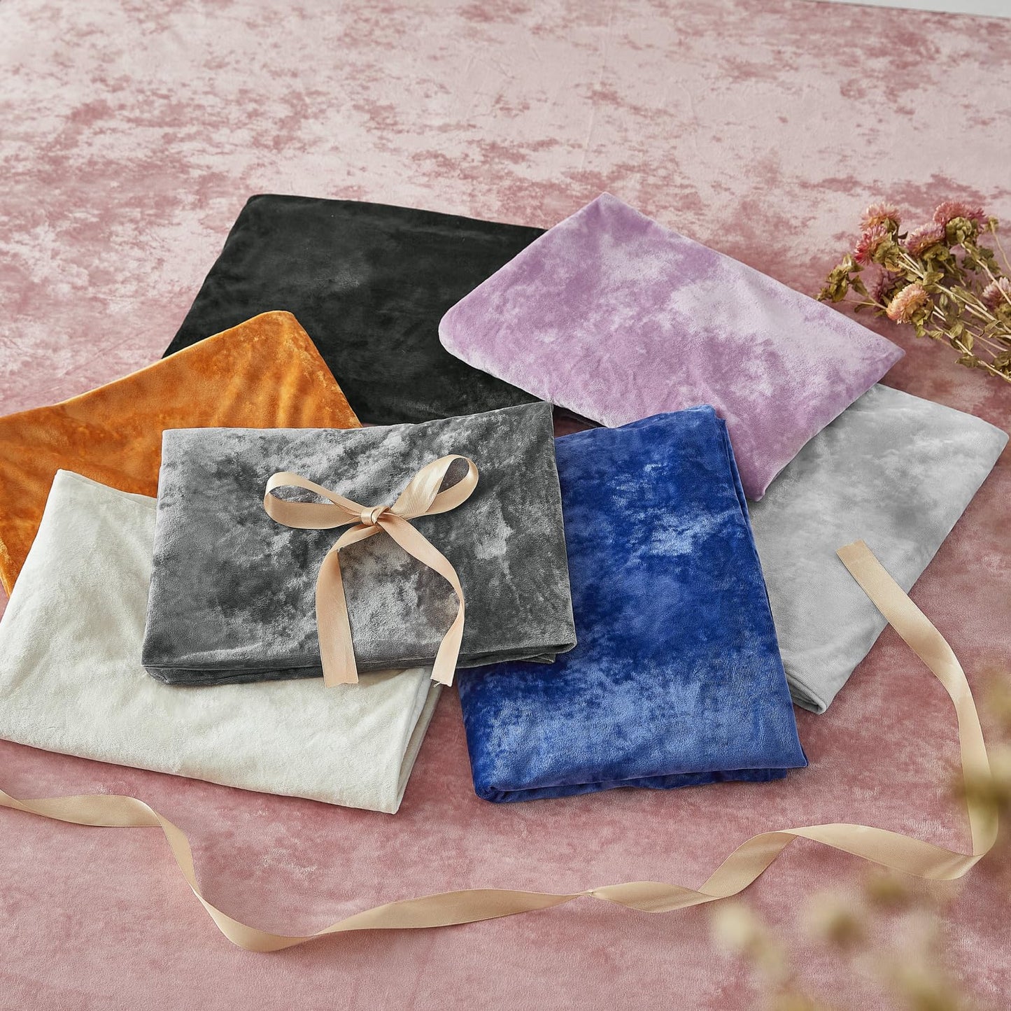 BEDELITE Velvet Body Pillow Cover with Zipper, Soft and Plush 20x54 Long Pillow Case, Velvety Smooth and Cozy Body Pillow Pillowcase for Bedroom and Couch, for All Seasons(Gray)