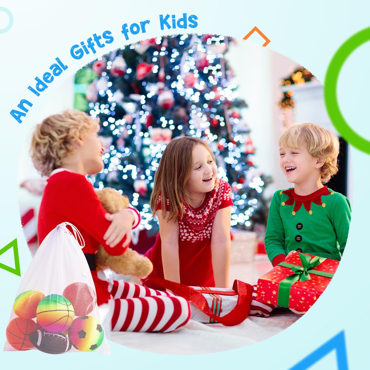 7-Piece Soft Ball Set for Toddlers & Kids (Ages 1-6) - Includes 5” Playground Balls, Soccer, Football & Basketball - Great for Home, Yard, Pool, Classroom & Park for Boys & Girls