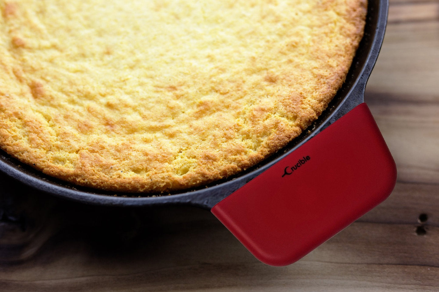 Silicone Hot Handle Holder, Potholders (3-Pack Red) for Cast Iron Skillets, Pans, Frying Pans & Griddles, Metal and Aluminum Cookware Handles - Sleeve Grip, Handle Cover