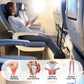Airplane Foot Rest-2Pack, Airplane Travel Comfort Essentials, Portable Height Adjustable Travel Footrest Hammock Accessories, Relieves Legs Pressure and Lower Back Soreness for Long Trip
