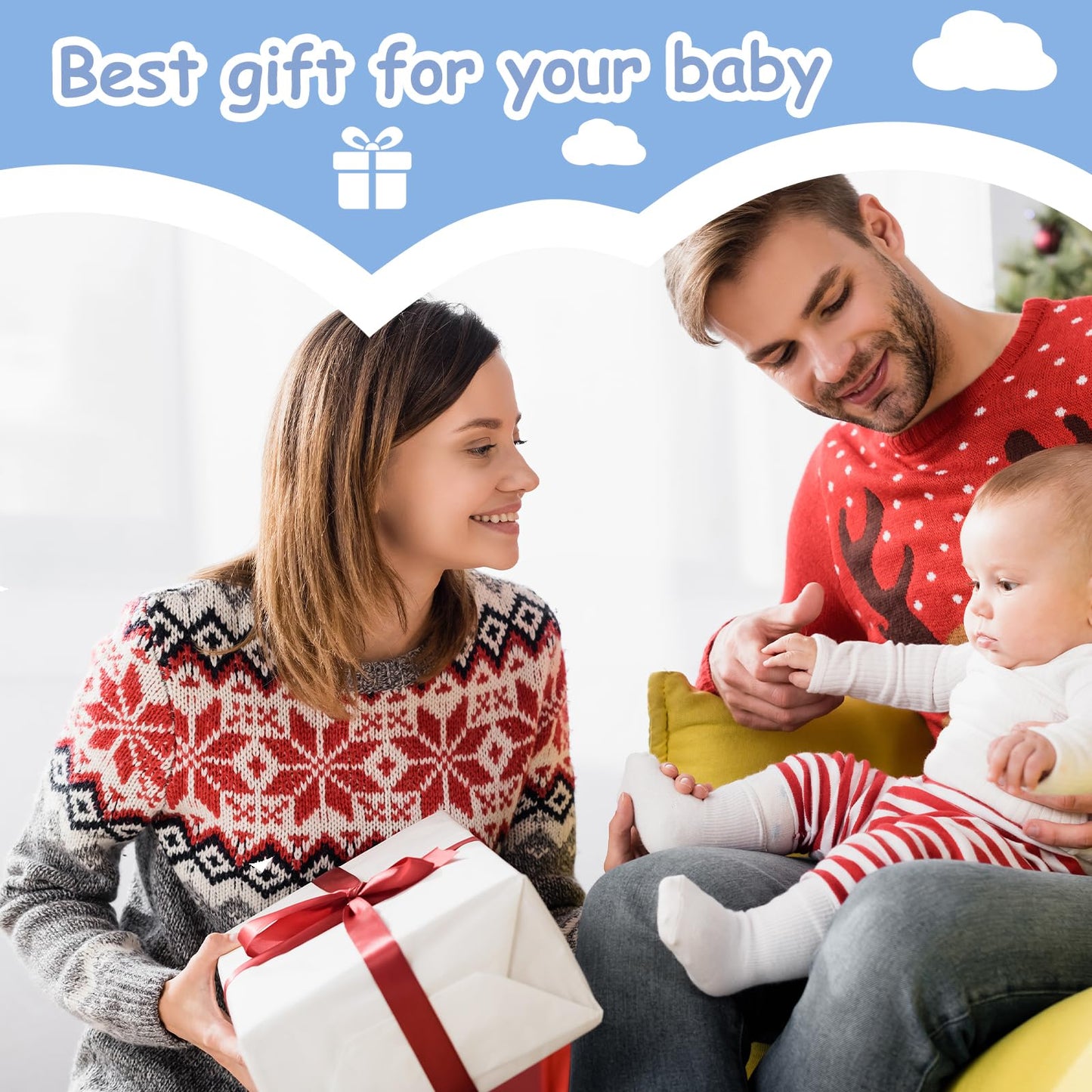 Yoolane® Baby Teether [Original] Silicone Teehing Toys for Babies - Tools Set Teething Relief Chew Toy BPA Free | Stuff & Essential & Gift for Toddler Infant Boy Girl 3+ Months | 4 Pieces