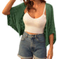 GRACE KARIN Womens Crochet Summer Cardigan Shrug 2025 Lightweight Open Front Hollow-out Batwing Cardigan Sweater Outwear