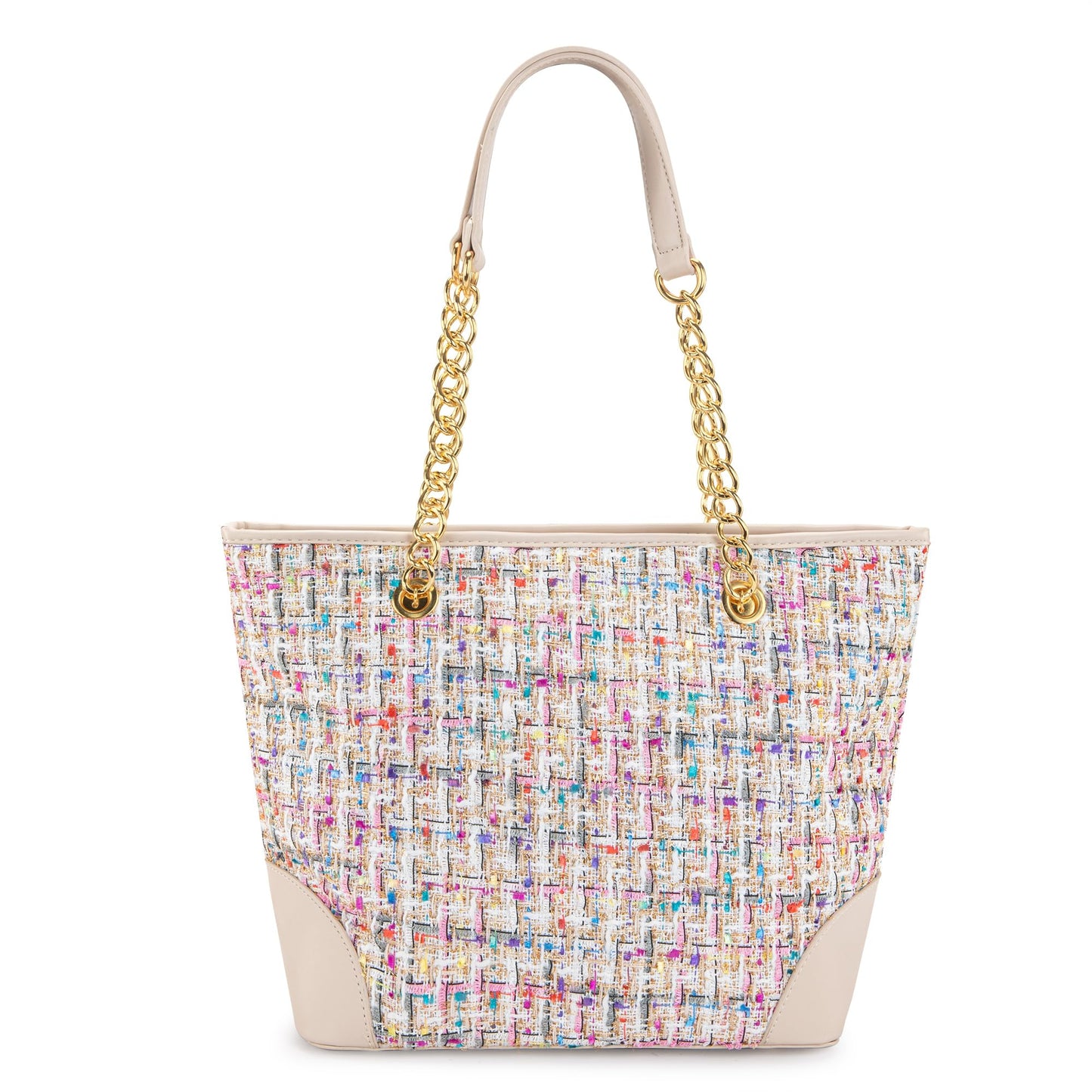 Montana West Tote Bag for Women Top Handle Shoulder Handbag Large Satchel Purse with Chain Strap Hobo Christmas Gift MWC-291BG