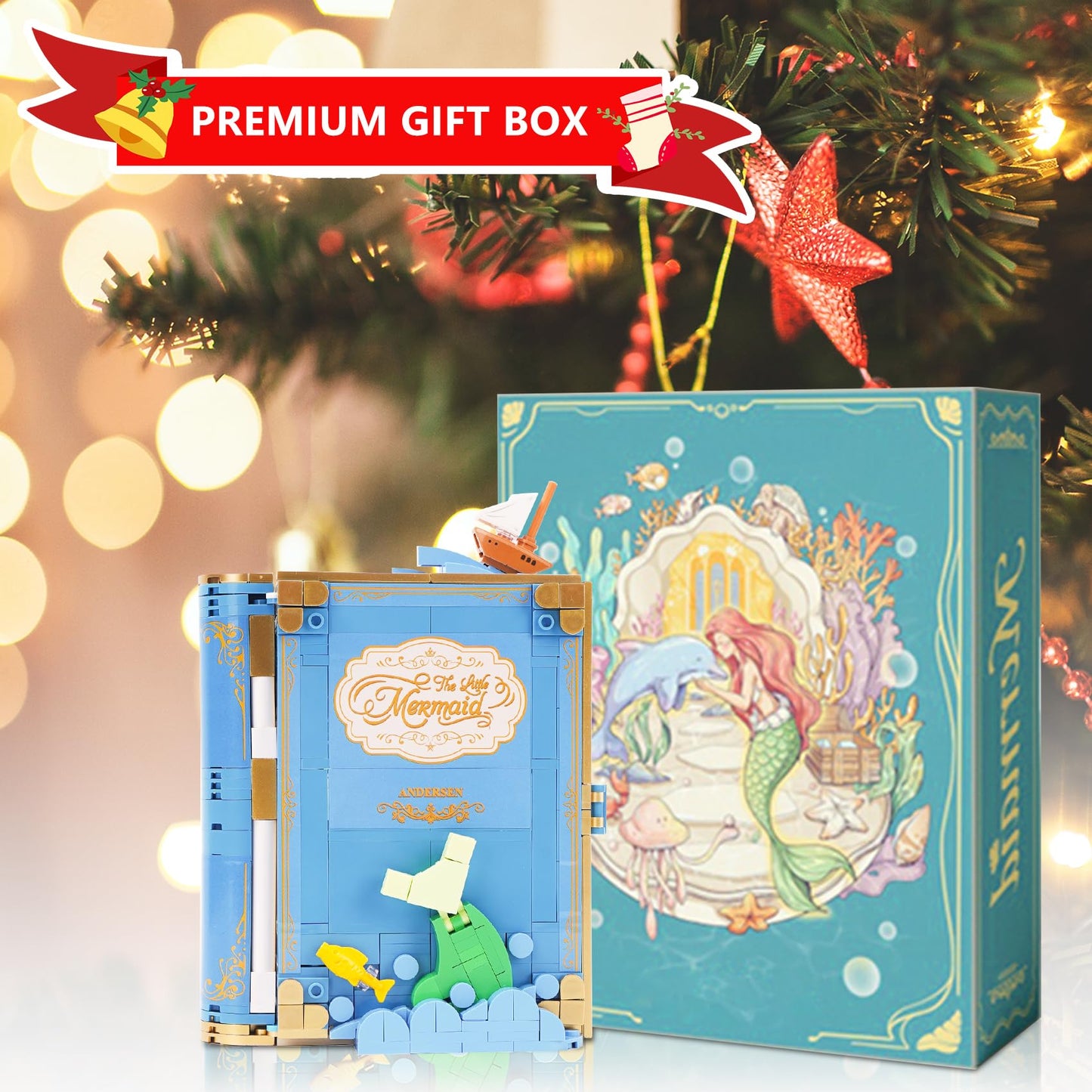 Vinbosion Fairytale Book Building Blocks Set, Building Toys, Educational Toys,Gift for Birthday,Christmas, New Year