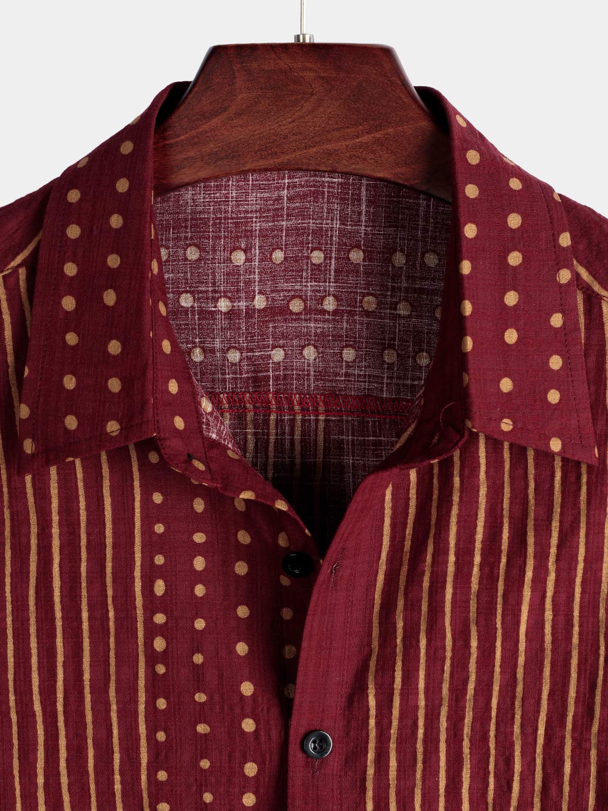 VATPAVE Mens Casual Short Sleeve Button Down Shirts Regular Fit Hawaiian Summer Shirt XX-Large WineRed