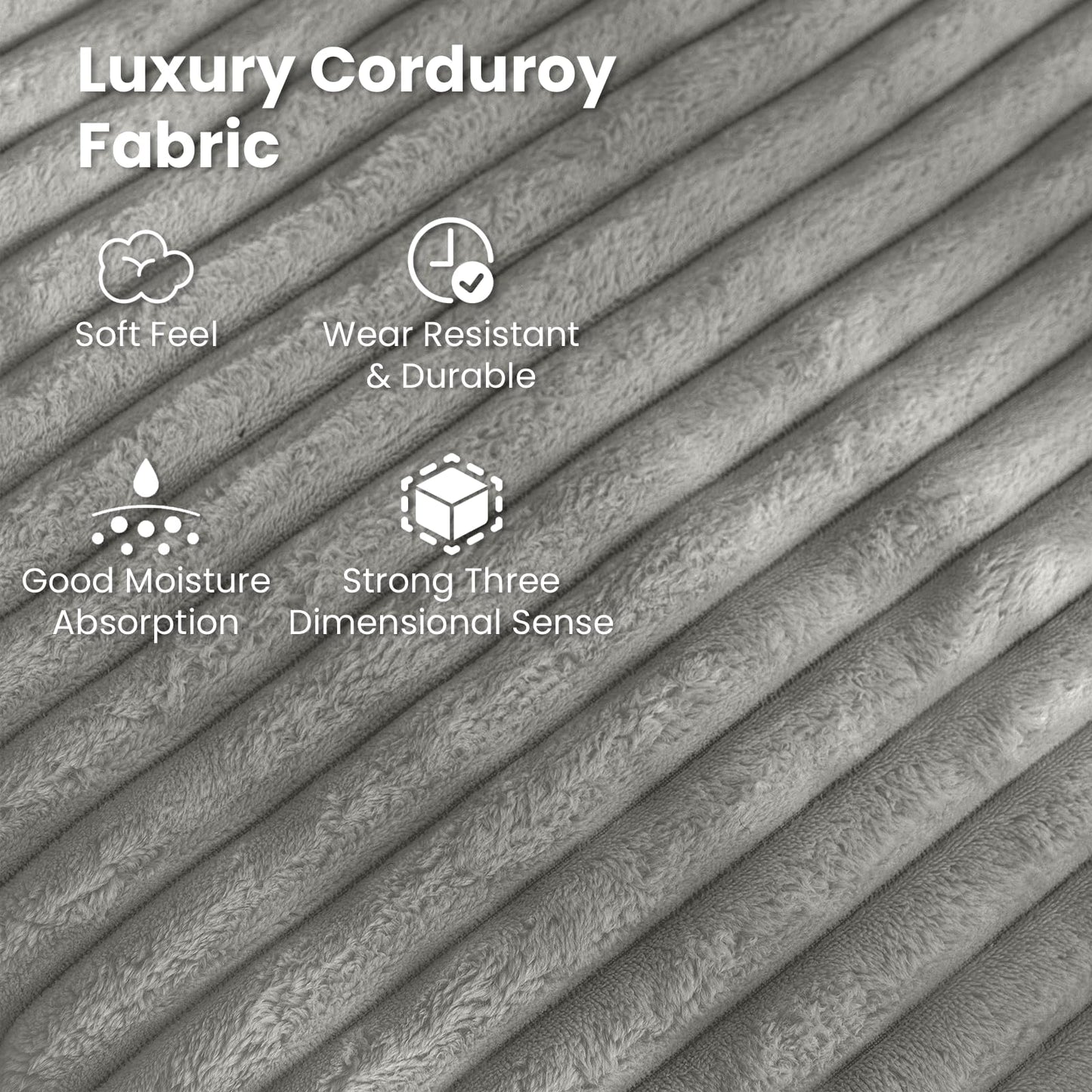 tantohom Folding Sofa Bed, Convertible Sleeper Chair with Pillow Foldable Mattress with Back Support,Space-Saving Sofa for Living Room,Bedroom (Gray)