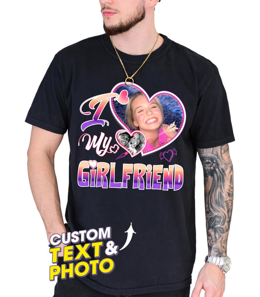 Mit & Mia Custom Bootleg Rap Tee Shirt for Boyfriend Girlfriend Custom Face Tshirt Vintage Graphic Shirt Gift Idea Birthday