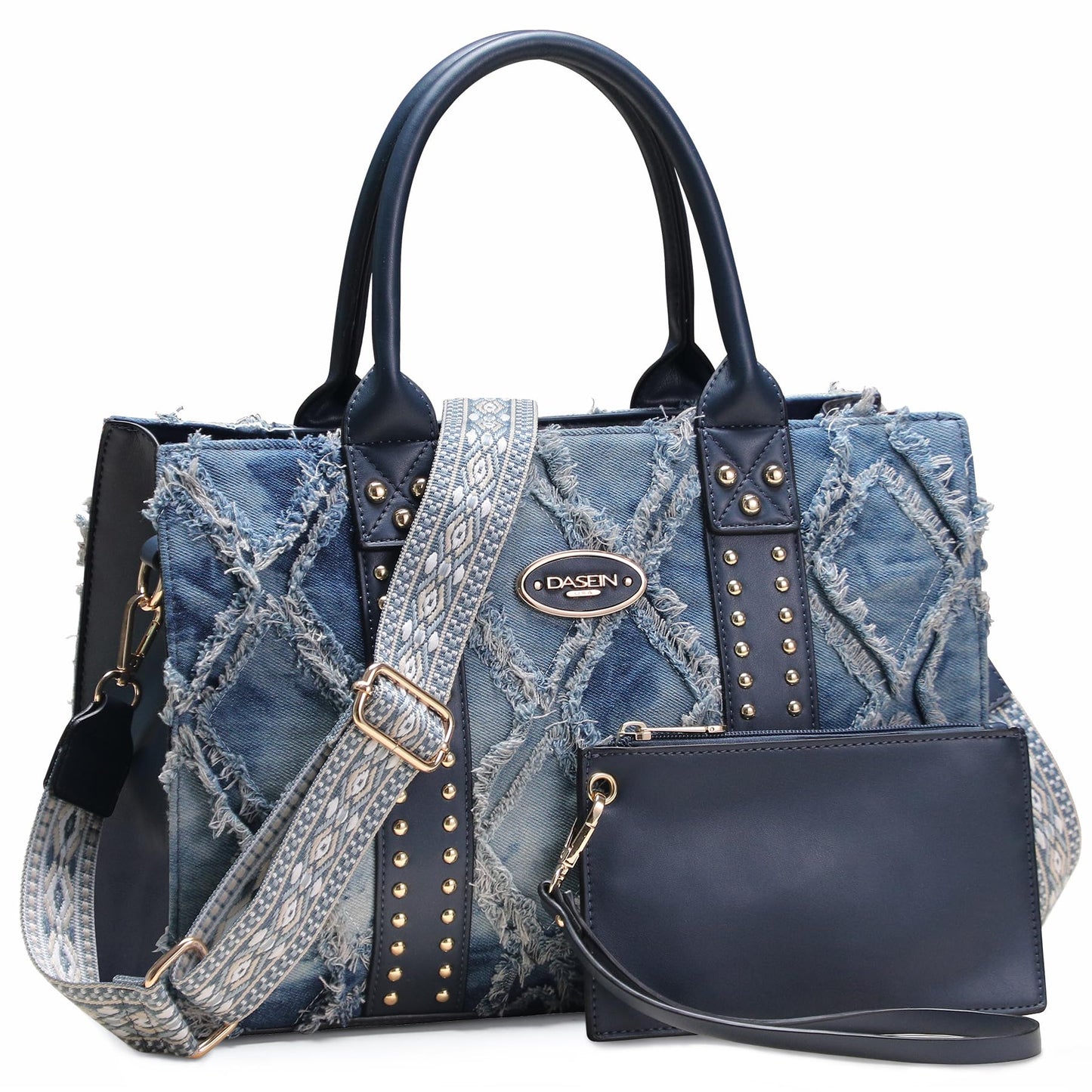 Dasein Purses Handbags for Women Tote Wallet Set Top Handle Satchel Shoulder Hobo Bag 3pcs