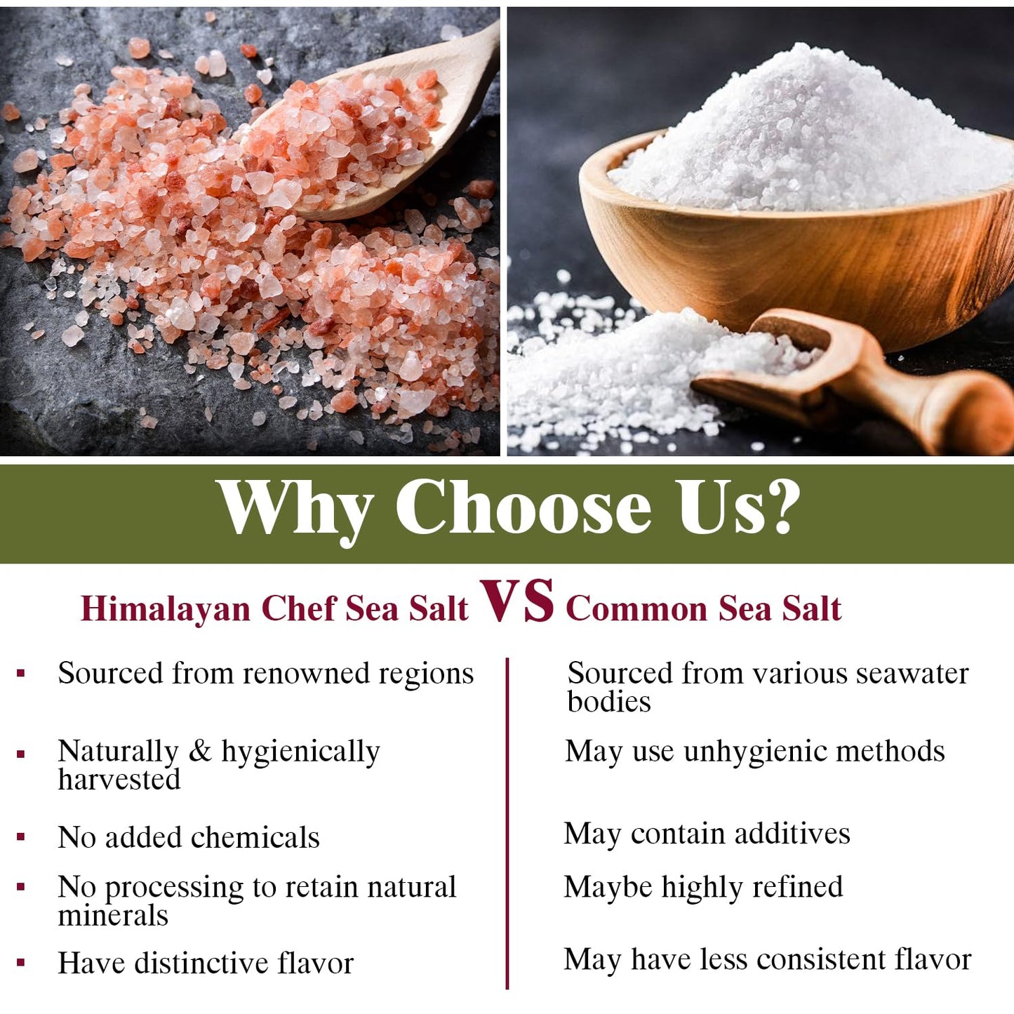 Himalayan Chef Himalayan Pink Salt Fine Grain, Plastic Jar-5 lbs