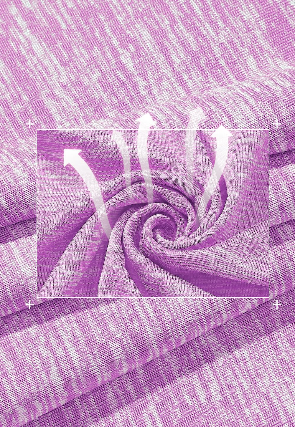 Cosy Pyro Women's Short Sleeve V-Neck Athletic T-Shirt Exercise Yoga Tees Dry Fit Gym Shirts Moisture Wicking Workout Tops Pack of 5 Black1/Navy/Azure/Purple/Rose L