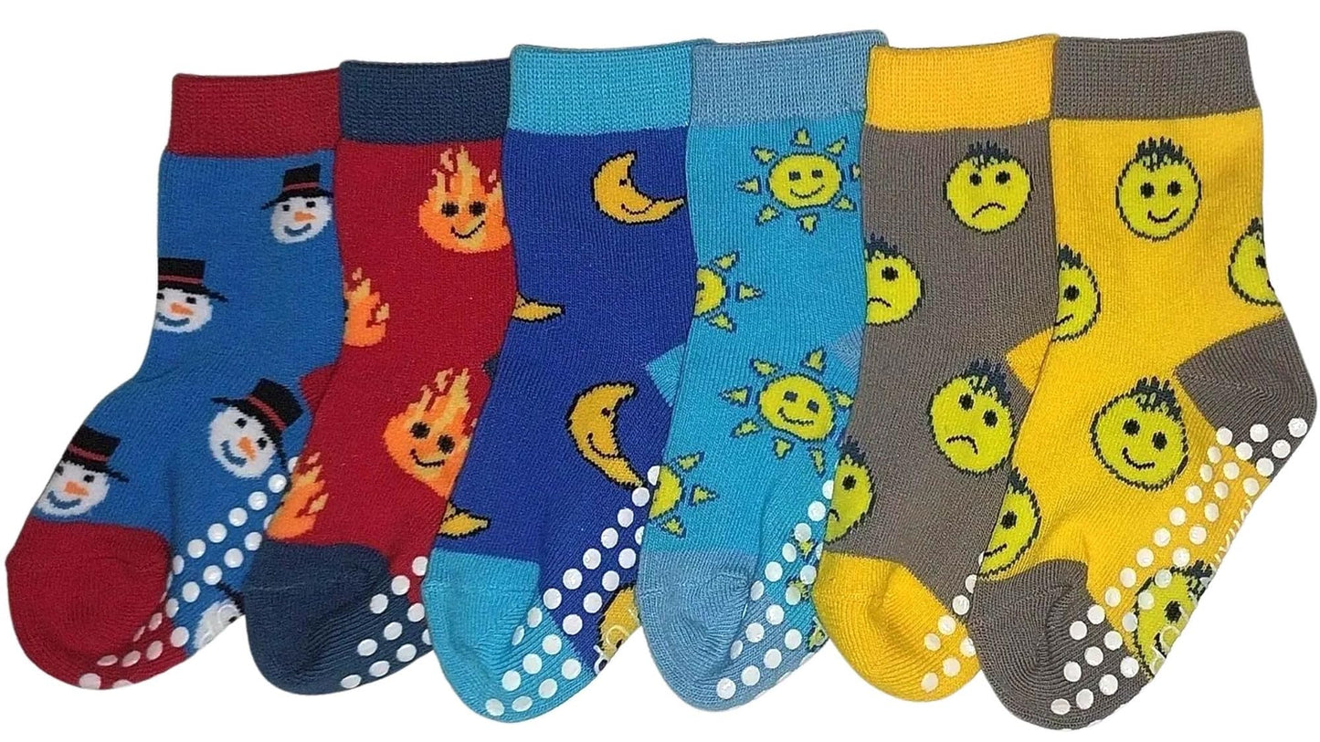 MIXIN ITUP Kids Crewcut Socks Collection - The Opposites Collection (US, Age, 12 Months, 3 Years)