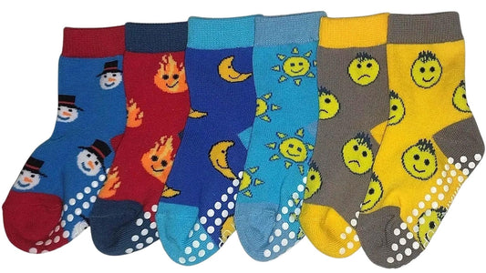 MIXIN ITUP Kids Crewcut Socks Collection - The Opposites Collection (US, Age, 12 Months, 3 Years)