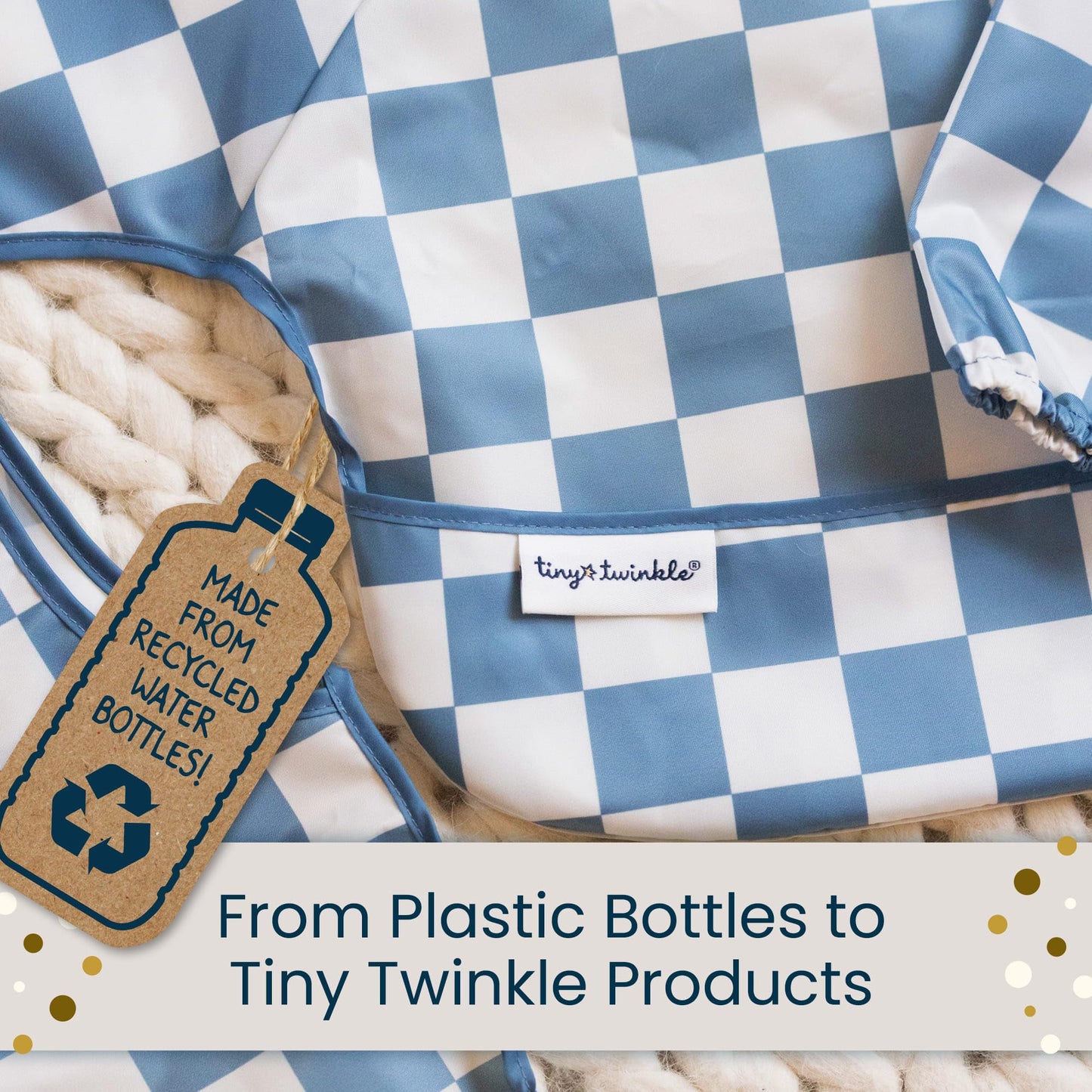 Tiny Twinkle Universal Stroller Organizer with Adjustable Strap - Waterproof Stroller Caddy Fits Baby Jogger, Nuna, Graco, Donna and Bugaboo Strollers（Black）