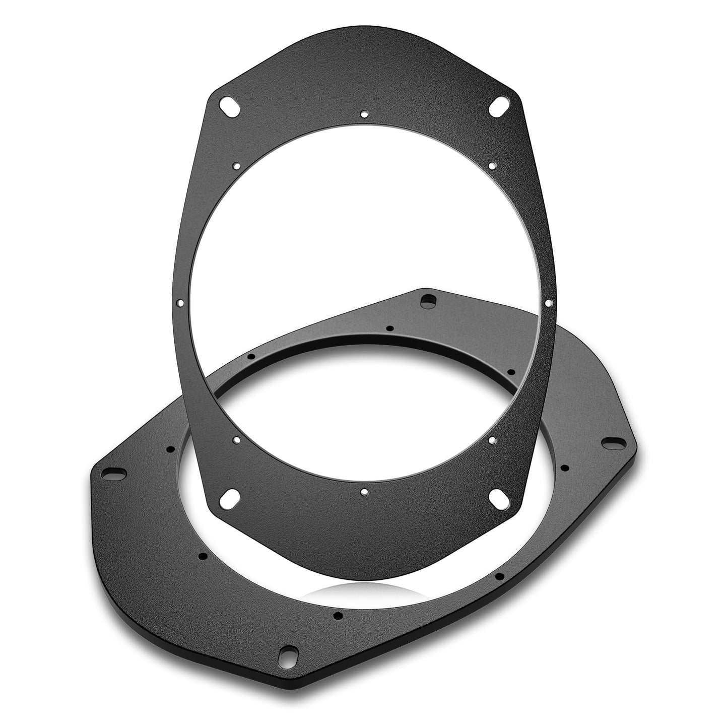 NuIth 6X9 to 6.5 inch Door Speaker Adapter for Select 1989-2014 Jeep/Chrysler/Dodge/GMC Models, Universal 6.5 inch Speaker Spacer Ring Installation Plate Converter, 1 Pair