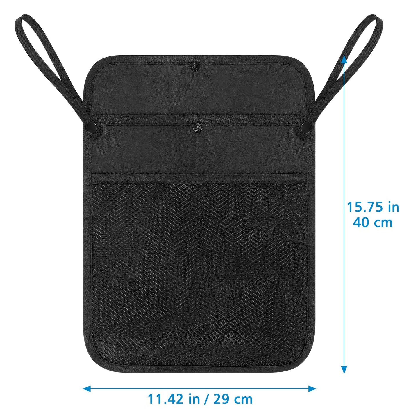 Accmor Universal Stroller Organizer, Mesh Bag Fits for Uppababy, Nuna, Britax, Doona Strollers, Non-Slip Adjustable Stroller Mesh Cargo Net Storage Caddy Accessories