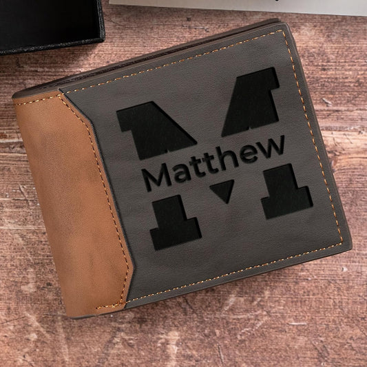 Personalized Gifts for Men – Custom Wallets for Men with Name Engraving | Personalized Wallet for Men – Great Fathers Day Wallet Gift for Husband, Dad, or Boyfriend