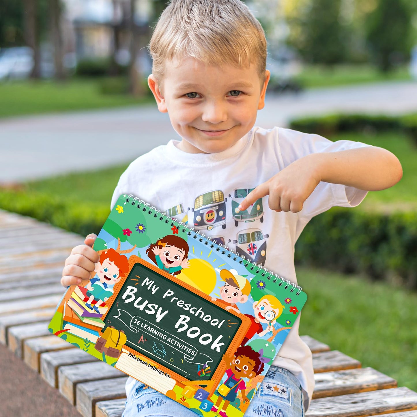 HomSeon 36 Theme Montessori Busy Book for Toddlers 3 and up, Preschool Learning Activities for Kids Kindergaten Educational Toys Tools Autism Pre K Early Learning