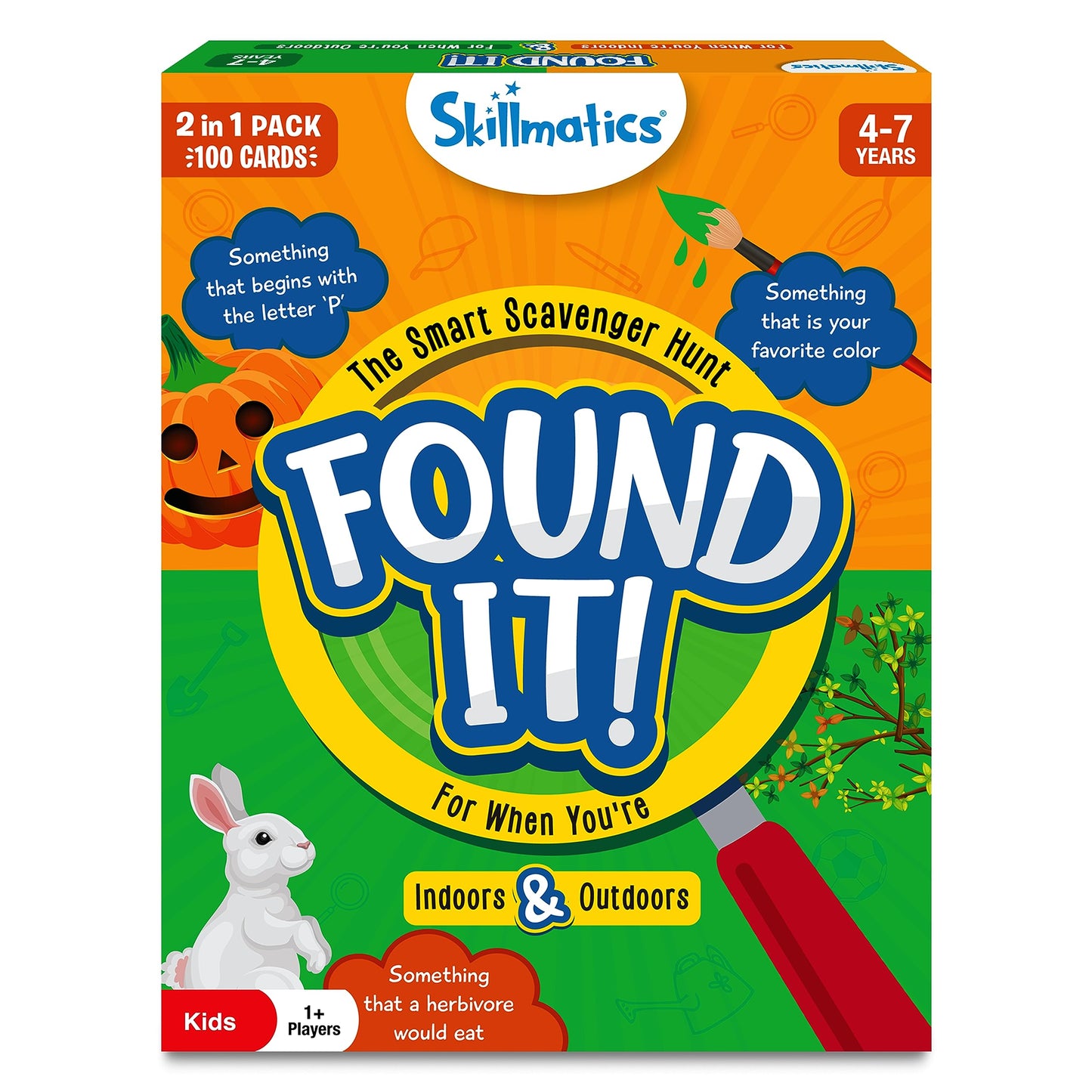 Skillmatics Outdoor Scavenger Hunt Card Game - Found It, Learning Toys, Educational, Gifts for Kids, Boys, Girls and Families, for Ages 4, 5, 6, 7, Perfect for Home, School, Playdates