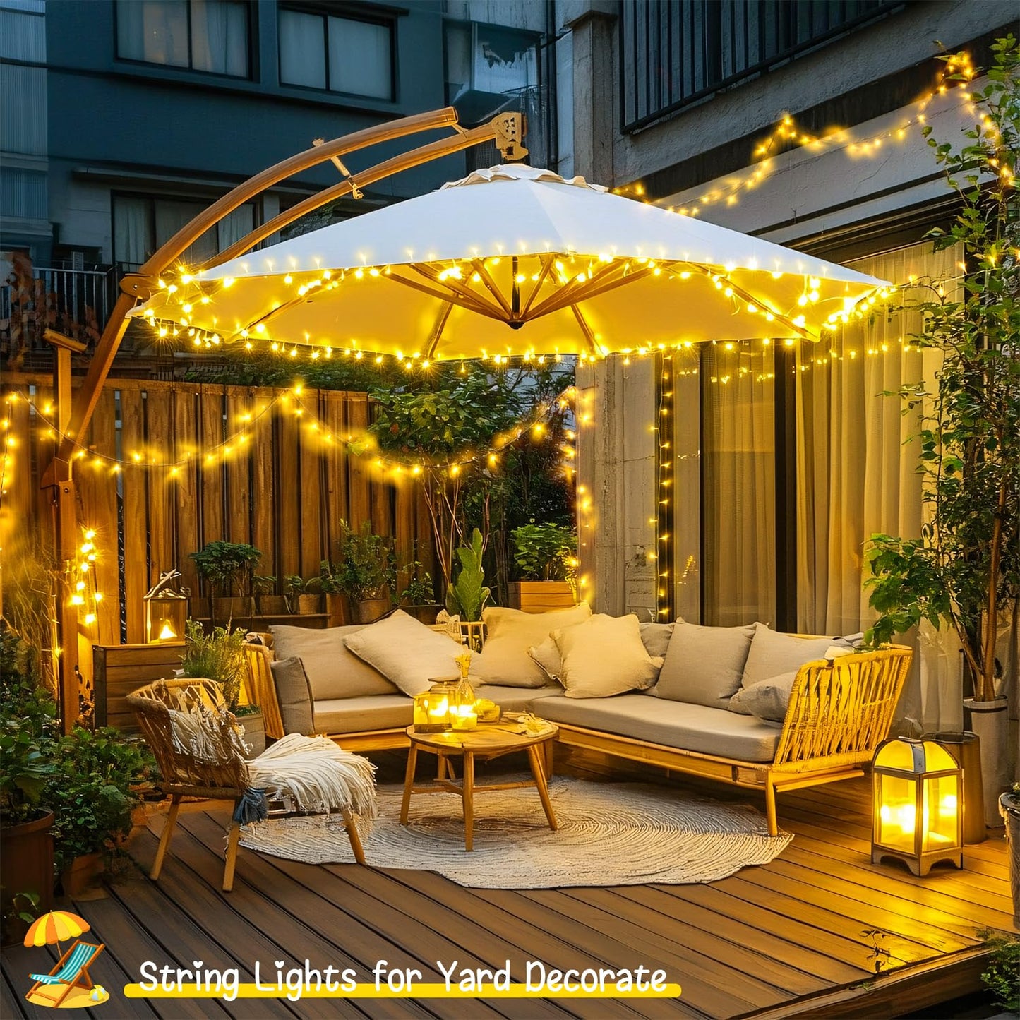 JMEXSUSS 2 Pack Battery Operated String Lights with Remote Outdoor Indoor, Total 66ft 200 LED Twinkle Fairy Lights Battery Operated for Classroom Bedroom Tree Party Wedding Christmas Decor(Warm White)