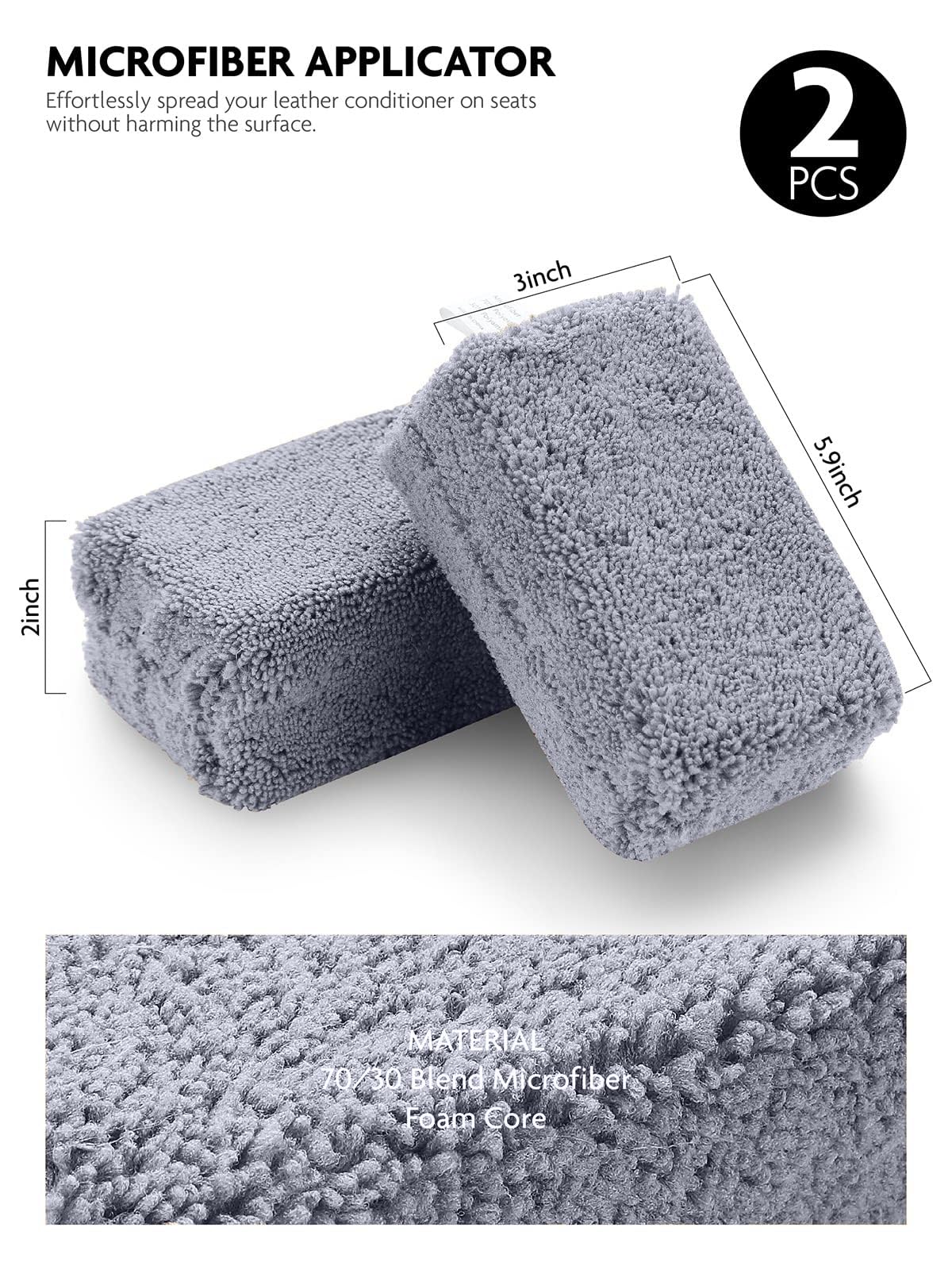 11PCS Car Interior Cleaning Dust Brush Detailing Set, Microfiber Cloth & Applicator, Single-Head Detailing Brushes, Natural Bristles, Scratch-Free & Ultra-Soft for Seats Leather Care or Cleaning