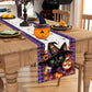 Pumpkins Bats Black Cat Halloween Table Runner 72 Inch Seasonal Fall Kitchen Dining Table Decorations for Home Party Decor