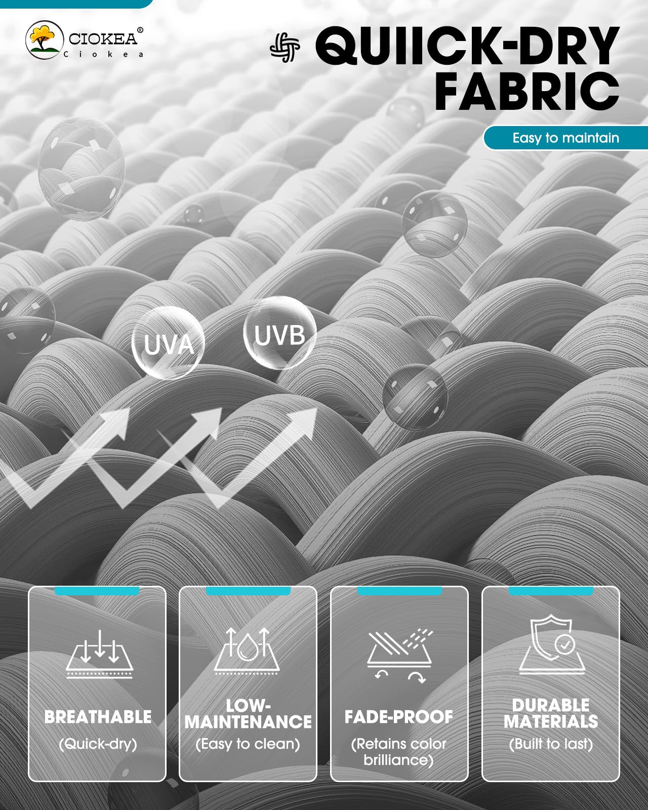 Aluminum Chaise Lounge Chair Outdoor with Wheels, Patio Lounge Chair with Adjustable 5-Position Recliner and Full Flat Tanning Chair for Patio, Beach, Pool, Grey