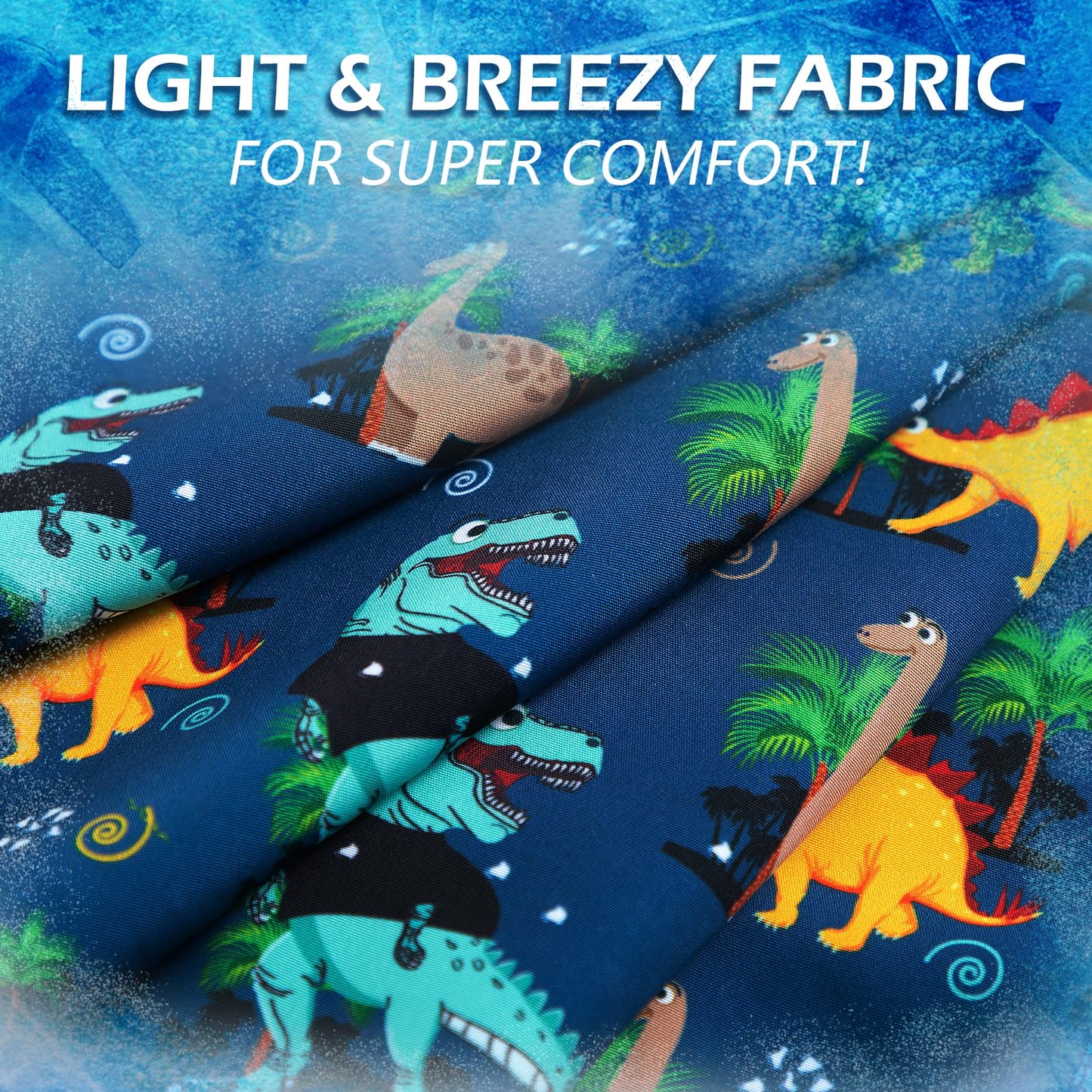 ALIMORDEN 2-in-1 Flip Out Comfy Toddler Couch, Lovely Kids Chair Convertible Sofa to Lounger for Story/Nap Time, Cool Dinosaurs