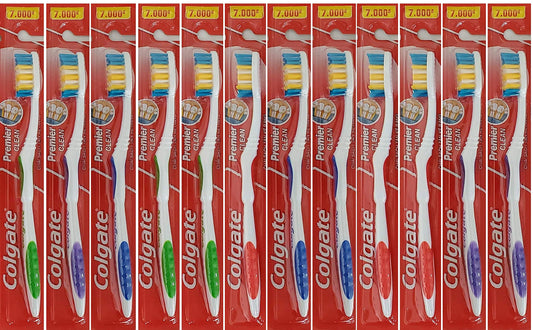 Colgate Toothbrushes Premier Extra Clean(12 Toothbrushes)