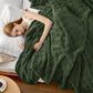 Bedsure Sage Green Fleece Blanket for Couch - Checkered Throw Blanket for Women, Cute Soft Cozy Throw for Girls, 50x60 Inches
