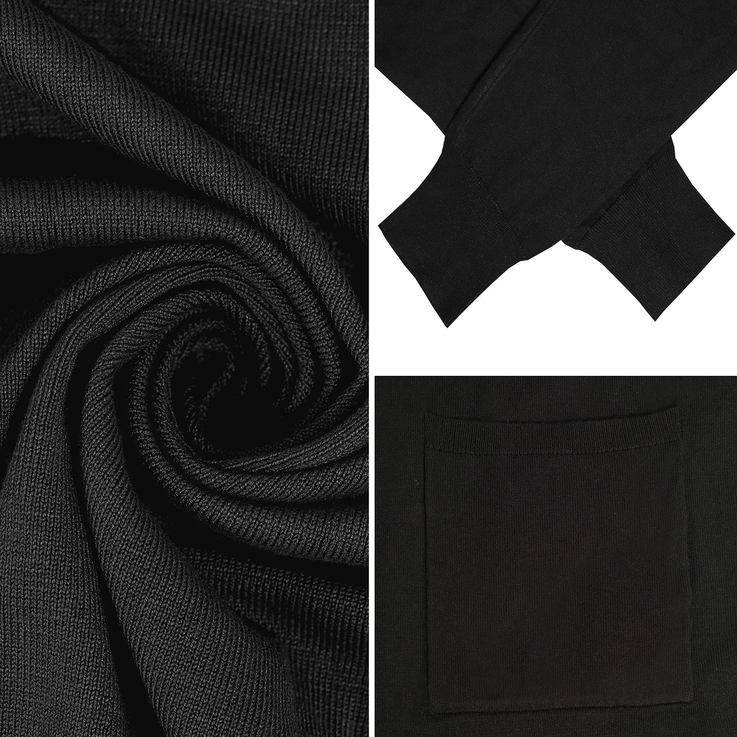 Huuloo Women's Open Front Long Shawl Cardigan Sweater with Pockets