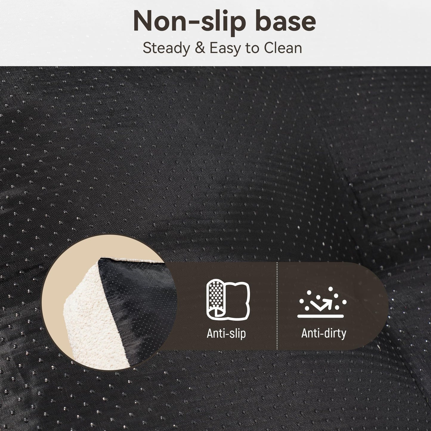 MONVANE Folding Sofa Bed - Ergonomic Foldable Sleeper Chair for Living Room/Dorm/Office, Teddy Velvet Futon Couch, Lounge Sofa, Convertible Floor Mattress, Lazy Sofas with Headrest Lumbar Pillow,Beige