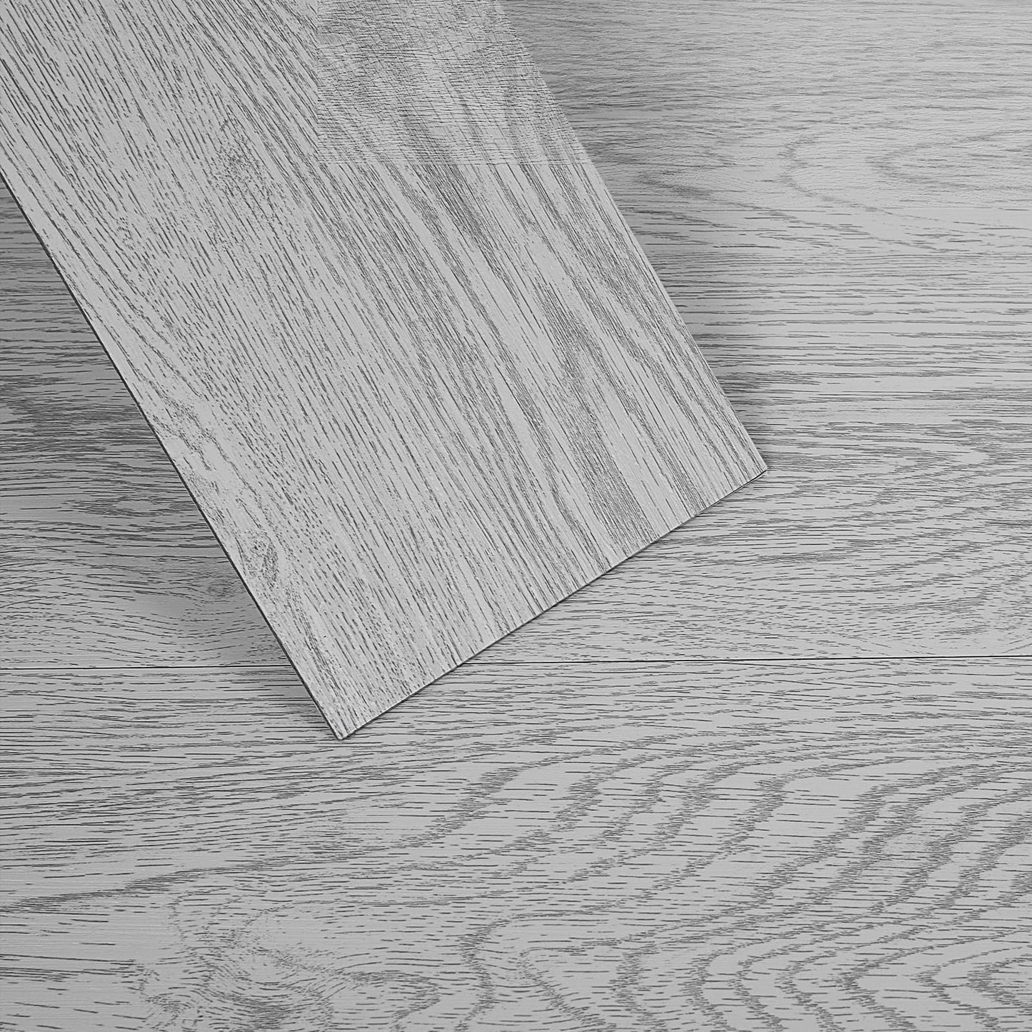 Peel and Stick Floor Tile, INMOZATA Self Adhesive Vinyl Plank Flooring Tile Wood Grain Look 36-Pack 54 Sq.Ft Waterproof Tile Sticker for Bedroom, Living Room, Kitchen, RV(Light Gray)