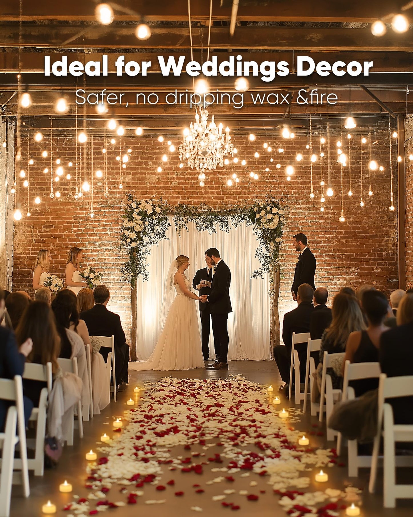 Amagic 12 Pack Remote Candles, Tea Lights with Timer, 400+Hours Flickering Flameless Battery Operated LED TeaLights Candles with Remote for Table Centerpieces, Home Decor, Wedding, Party (White)