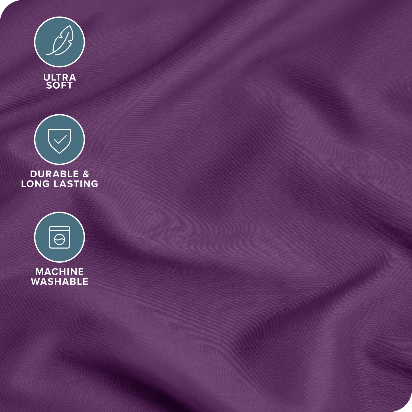 Bare Home Microfiber Pillow Cases - Standard/Queen Size Set of 2 - Cooling Pillowcases - Double Brushed - Plum Pillowcases 2 Pack - Easy Care (Standard Pillowcase Set of 2, Plum)