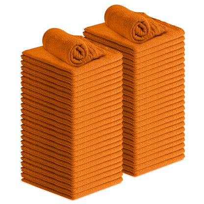 Avalon Towels Cotton Shop Rags – (Pack of 150) Size 12x14 Inches Cleaning Rags – Absorbent Shop Towels and Multipurpose Cleaning Towels for Automobiles, Industries, Garage and Homes (Red)