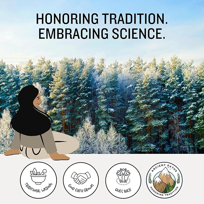 Ancient Paths Mullein Herbal Tea Blend - Respiratory Support & Immunity - Mullein Tea Leaf, Licorice, Peppermint, Elecampane - Caffeine-Free, Sustainable Tea Bags & Good Faith Grown (20 Sachets)