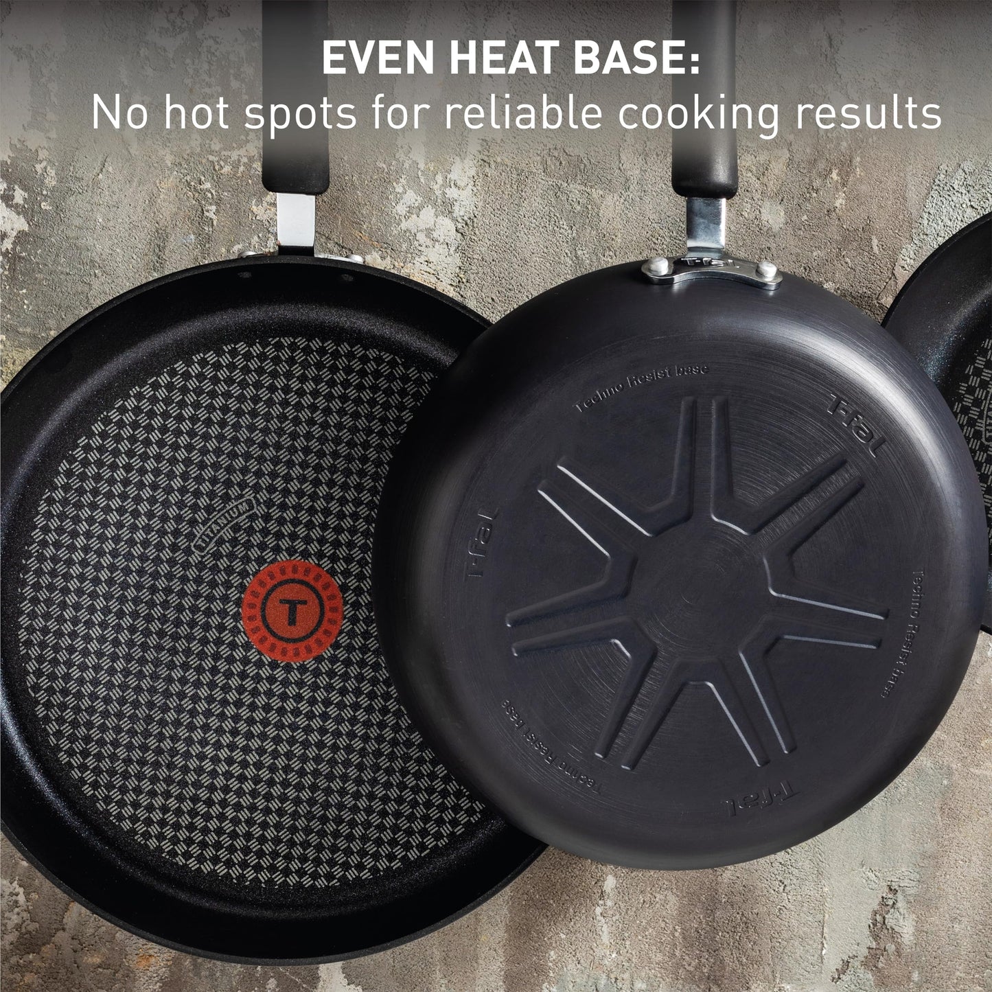 T-fal Ultimate Hard Anodized Nonstick Cookware Set 14 Piece, Oven Broiler Safe 400F, Lid Safe 350F, Kitchen Cooking Set w/Fry Pans, Saucepans, Griddle, Dutch Oven, Pots & Pans, Dishwasher Safe, Black