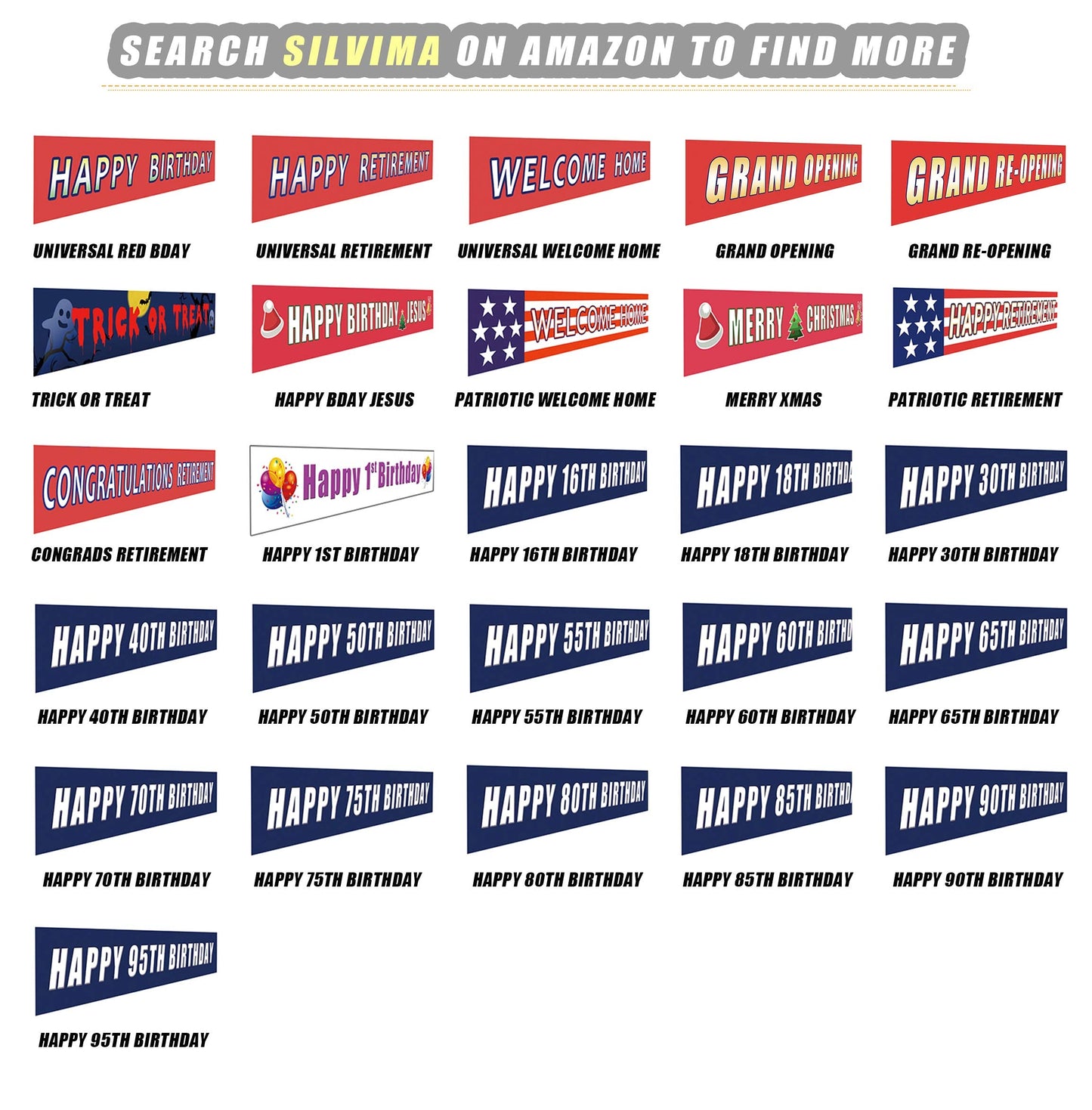 Silvima Welcome Home Banner | Deployment Returning Back Military Army Large Party Decorations