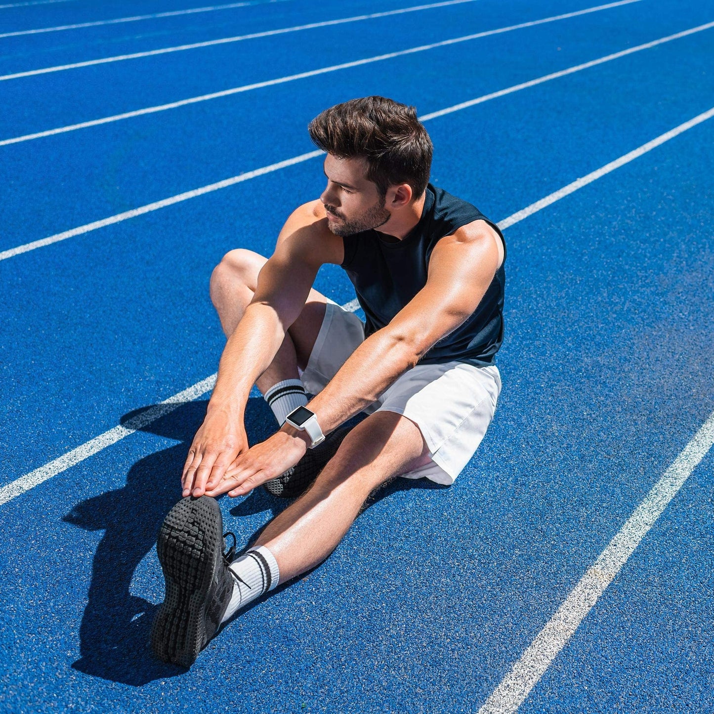 Profectors Men's Athletic Shorts with Pockets and Elastic Waistband Quick Dry Activewear Workout Shorts for Men