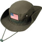 Wide Brim Boonie Hat, Men & Women Top Camo Bucket Hats for Safari Military Beach