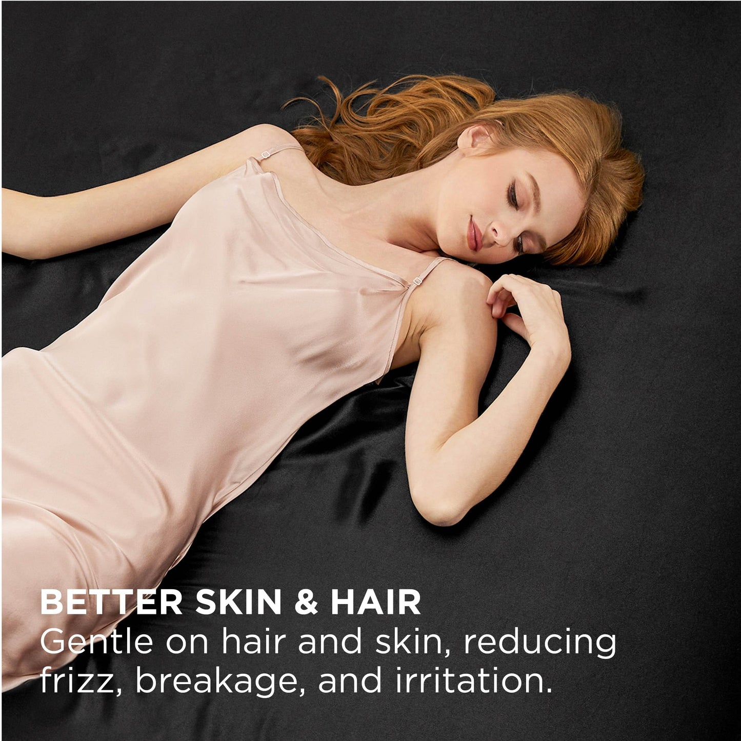 Bedsure Satin Fitted Sheet Only Twin Size - Black Silk Bed Sheet, Luxury & Ultra Soft, Non-Fading & Wrinkle Free, Good for Skin (Black, 39x75+15 Inches, 1 Piece, No Pillowcases)