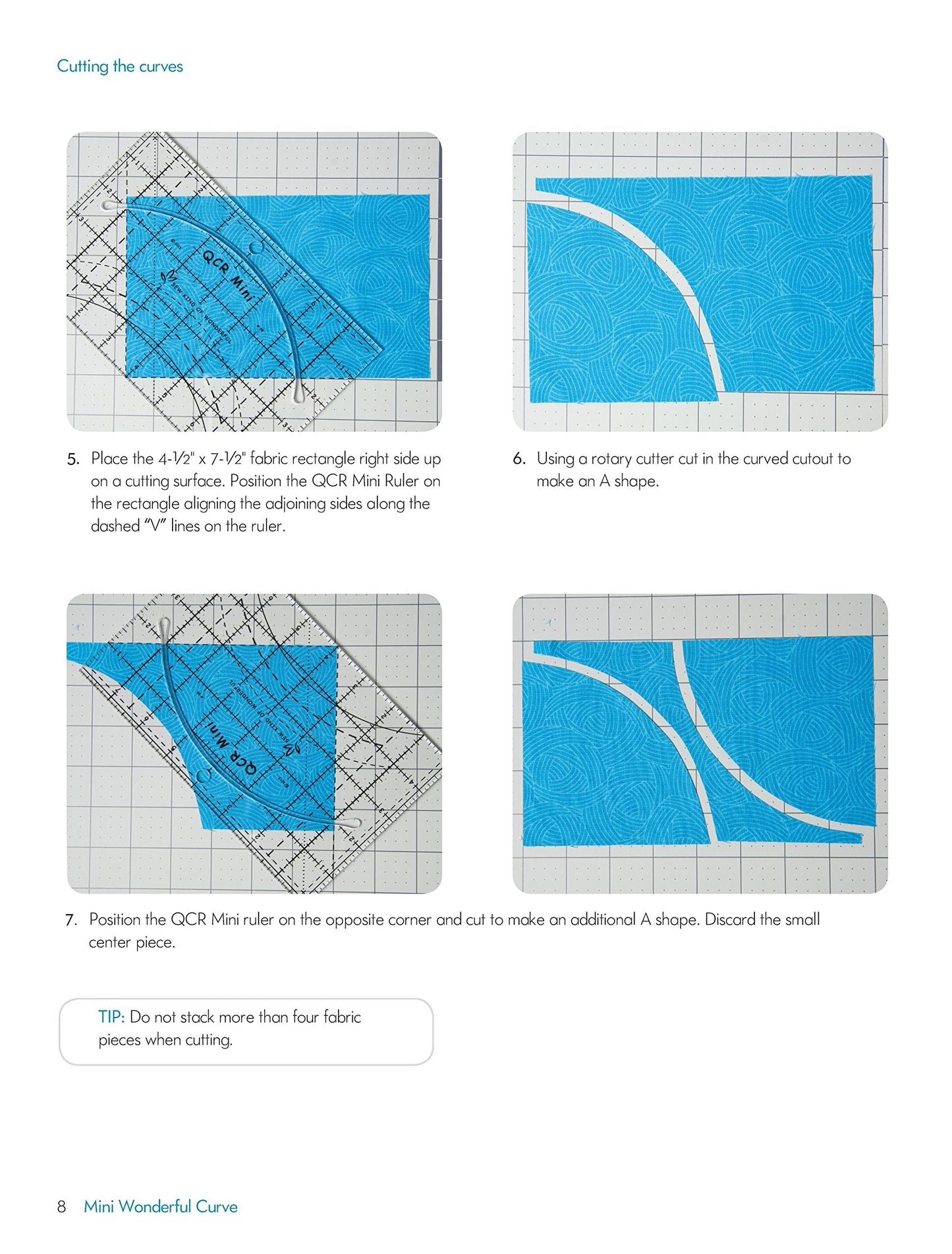 Mini Wonderful Curves: 16 Seasonal Quilt Projects Using the QCR Mini (Landauer) Patterns for Wall Hangings, Runners, & Quilts; Cut Easy & Accurate Curves with Sew Kind of Wonderful's Quick Curve Ruler