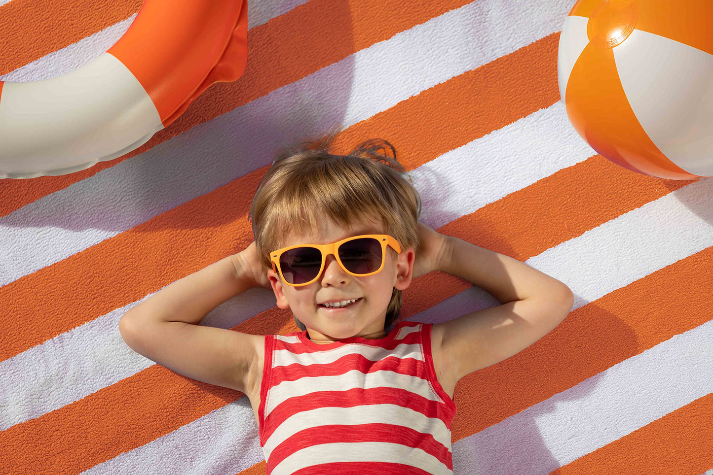 Utopia Towels 4 Pack Cabana Stripe Beach Towel, 30 by 60 Inches, Oversized 100% Ringspun Cotton Pool Towels, Highly Absorbent Bath Towels for Bathroom