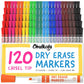 Chalkola Dry Erase Markers Bulk (60 Pack, 12 Vibrant Colors) | Chisel Tip WhiteBoard Markers, Dry Erase Pens - White Board Pens for Kids, Teachers - Home, Office, School Classroom Supplies
