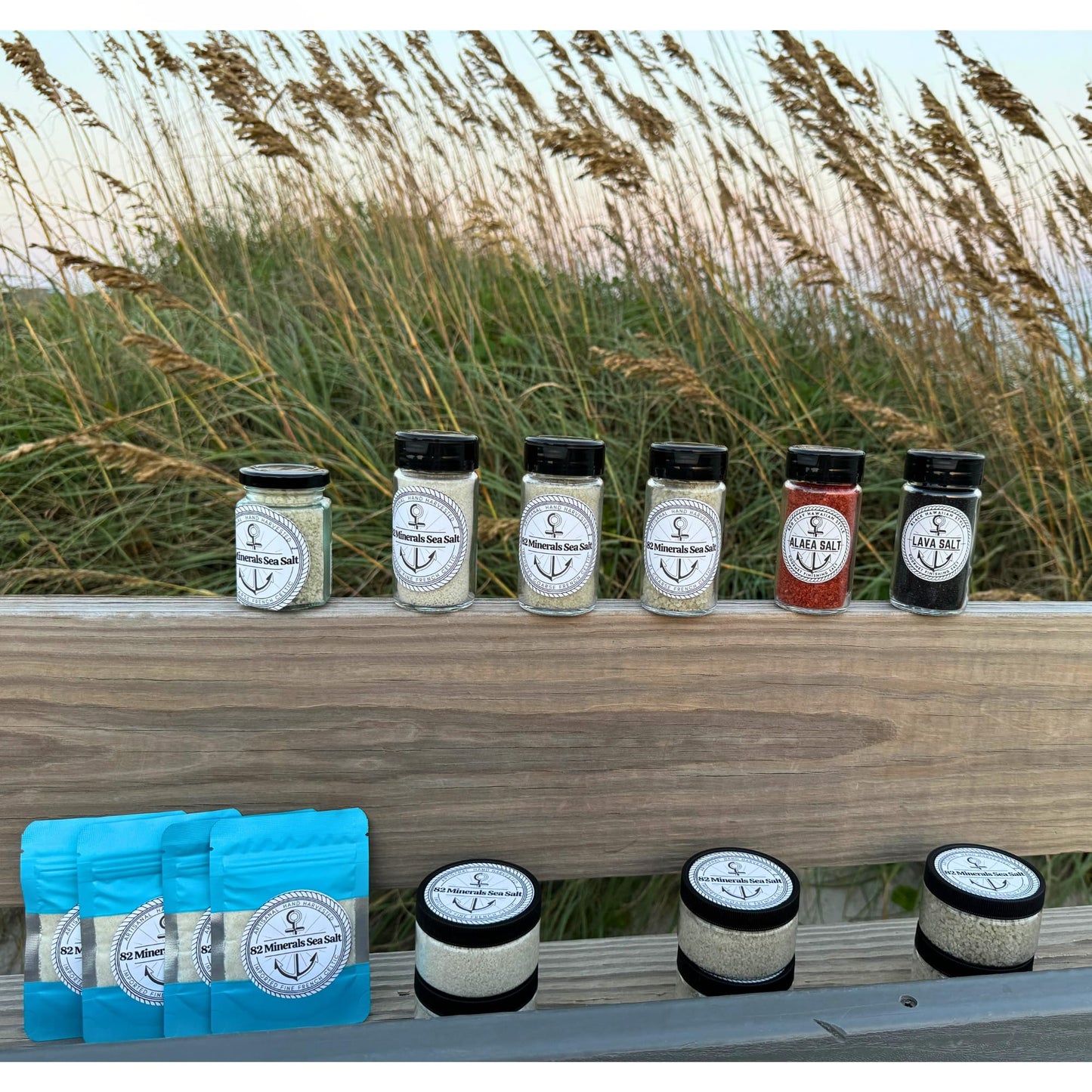 82 Minerals French Grey Sea Salt | Premium Hand-Harvested Sel Gris | 4oz Coarse Mineral & Electrolyte Finishing Salt