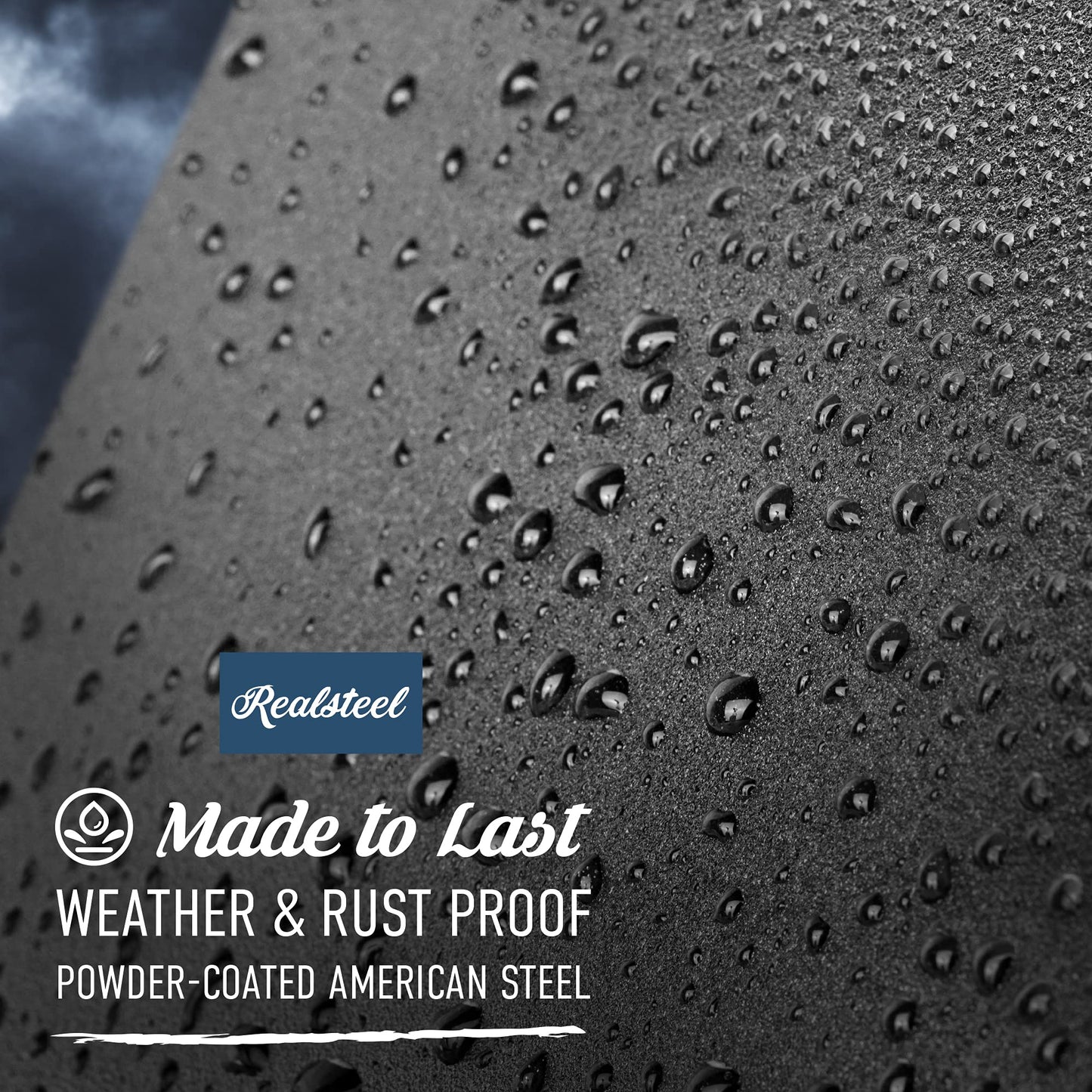 RealSteel Metal Garden Sculptures & Statues, Yard Art, Flowerbed Decoration, Outdoor Decor, Animal Stake Pack - Black