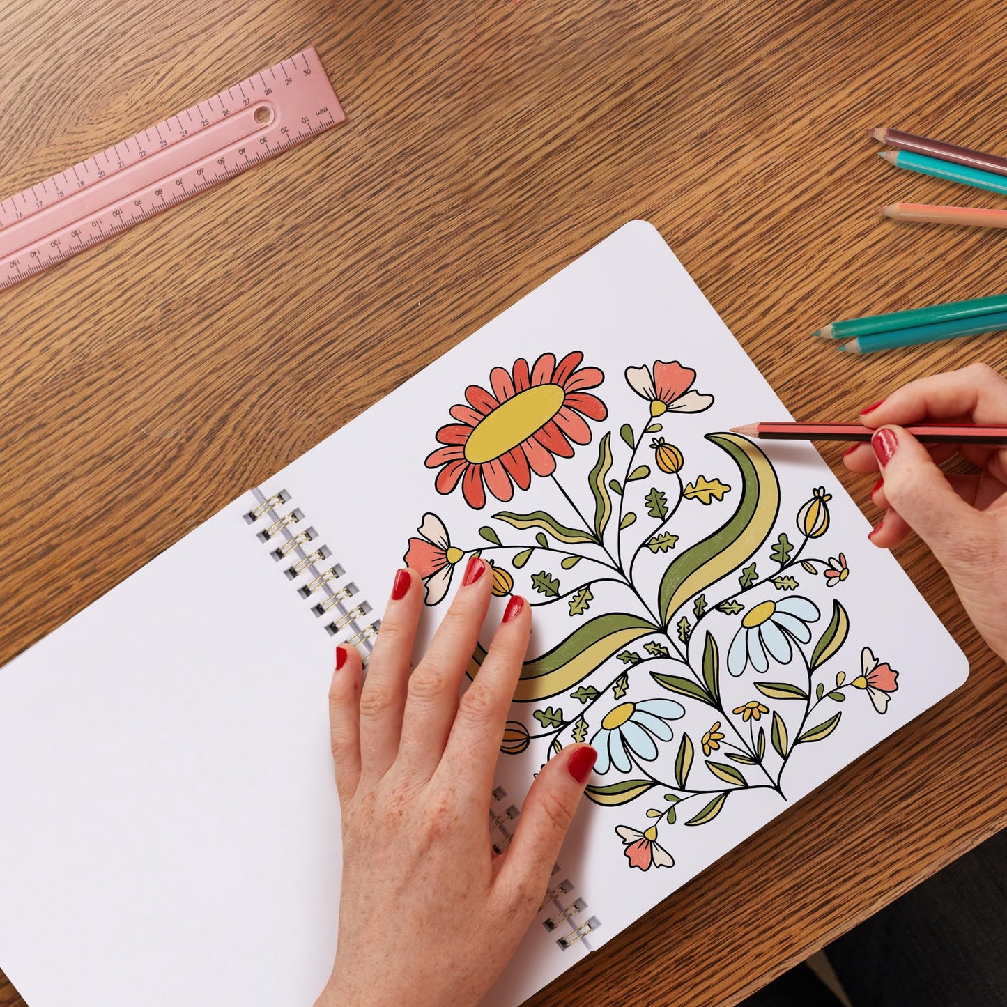 ZICOTO Beautiful Adult Coloring Book Set of 2 for Relaxation - Affirmation and Inspirational Books Making it a Great Gift - Perfect Stress-Relieving Books Fun to Color for Women