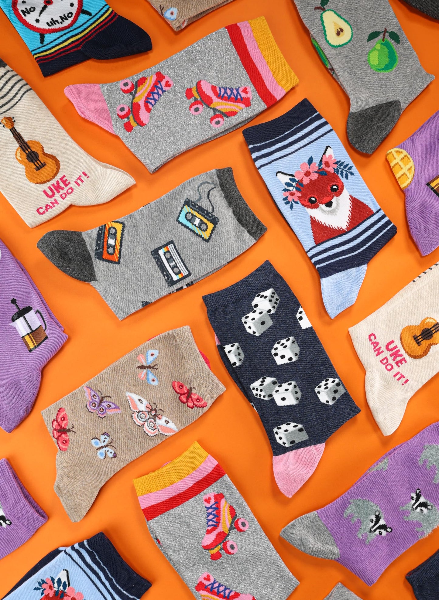 Hot Sox Women's Fun Drinks Crew Socks-1 Pair Pack-Happy Hour Cool & Funny Gifts, Cocktails (Black), Shoe Size: 4-10